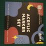 32 Acrylic marker set for fabric, metal, ceramic, stone, wood, paper etc Image 6
