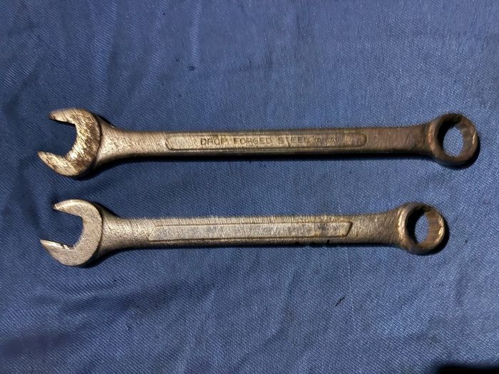 Vintage combination spanners