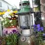 Old Vintage Rustic Oil Kerosene Lantern Lamp Image 2