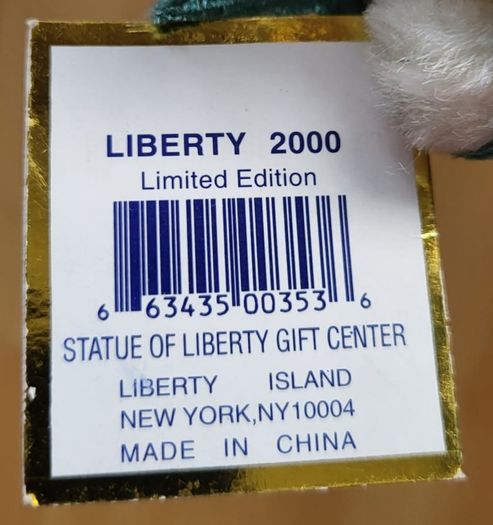 NY Statue of Liberty Plush Bear