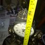 Beautiful Art Deco-style mantel clock DiCaprio Collection two elegantly posed female figures, Postage available or Collection Image 8