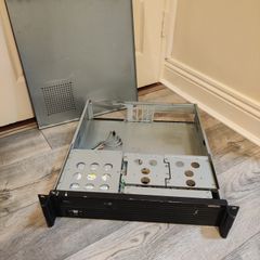 pc case / server case slim form factor ( SFF ) with 2 fans and optical drive
