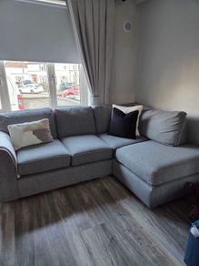 Next Grey Corner Sofa.