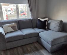 Next Grey Corner Sofa.