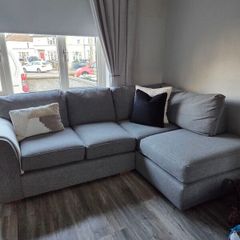 Next Grey Corner Sofa.