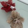 2 Poinsettia Decorations Image 4