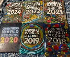 6x Guiness World Record books