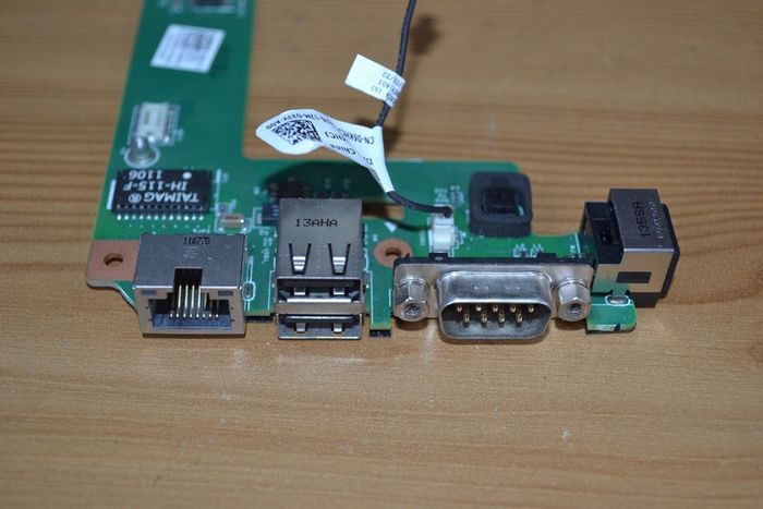 Dell Latitude E5510 USB, VGA, Ethernet, Power Button Daughterboard