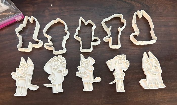 Bluey cutters - baking mold