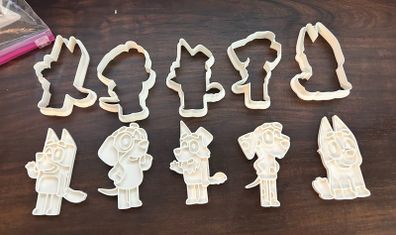 Bluey cutters - baking mold