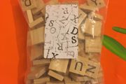 Scrabble tiles individual letters 25c