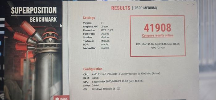 Custom gaming pc RYZEN 9 9950x3d 48gb rx9070xt