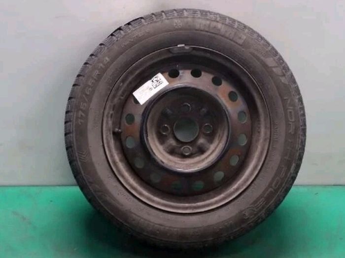 14" 4x100 steel wheel