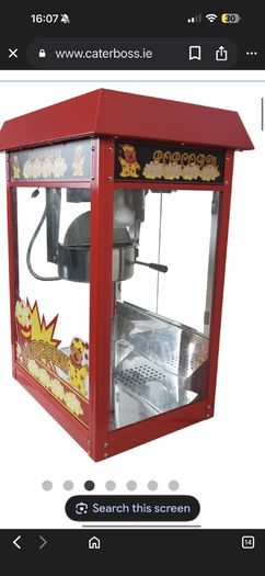 Brand new unopened popcorn machine