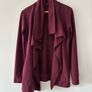 AllSaints Delia Draped Waterfall Cardigan Image 2