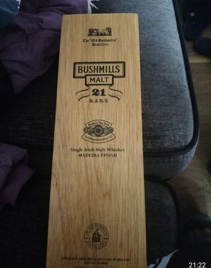 old whiskey box