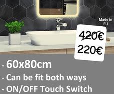 LED Bathroom Mirror Makeup Cosmetic Mirror