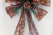 Christmas Wicker Bow