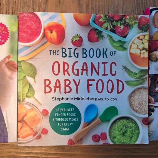 Three baby and toddler cook books