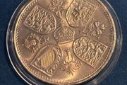 1953 Silver Queen's Coronation Coin  Vintage Royal Mint