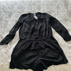 Gap Black Playsuit UK S BNWT