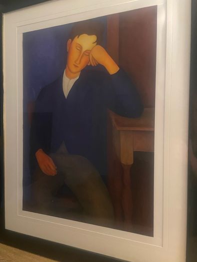 Amedeo Modigliani's "The Young Apprentice"80x65cm