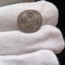 1758 Silver Sixpence Coin Image 3