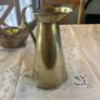 Antique Brass Pitcher Jug Stamped Image 2