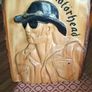 Beautiful Large Handcrafted Woodcarving Ian Lemmy Kilmister, Motorhead Image 2