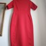 M&s Red Dress Size Uk 12 Image 9