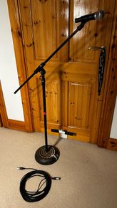 microphone, XLR Cable, and Stand