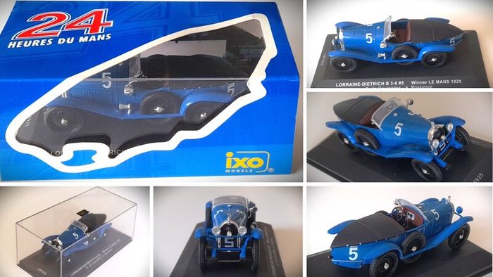 Diecast Model Le Mans Winning Lorraine-Dietrich - IXO 1:43