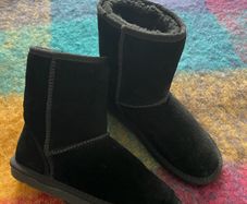 Next Girls Black Winter Boots