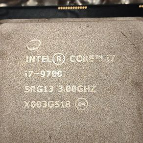 4x.  Intel Core i7 -9700. SRG13 3.0 GHz. Mint Condition/ Perfect working order