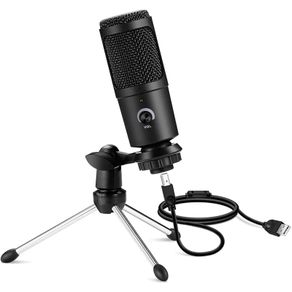 Professional USB Condenser Microphones For PC Computer Laptop Singing Gaming Streaming Recording Studio YouTube Video Microfone