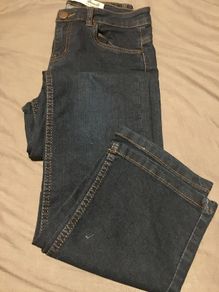 Denim Jeans Straight Cut Size 8