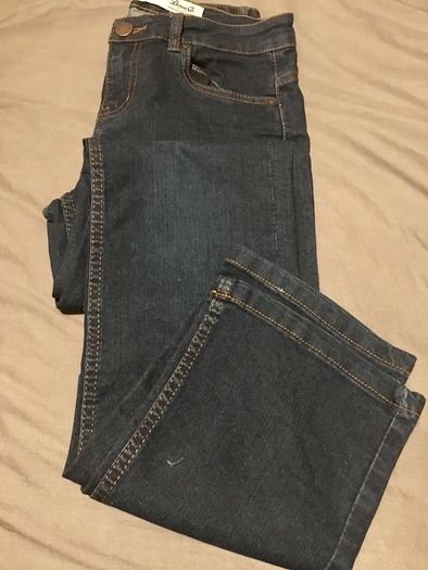 Denim Jeans Straight Cut Size 8