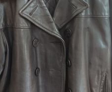 Vintage Schott NYC US 740N Leather Peacoat Size 46