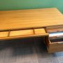 Vintage Teak Office Desk Image 4