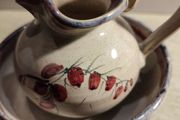 Kylemore Pottery milk Jug And Small Bowl.