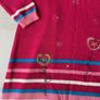 Brand new with tag Girl's Pink Knit Floral Dress | Size 6 years Image 3