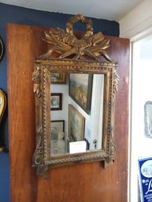 19th century French wall mirror 80cm high