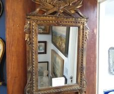19th century French wall mirror 80cm high