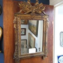 19th century French wall mirror 80cm high