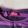 Disney Girl's Minnie Mouse Purple & Black Stripe Long Sleeve Top Image 3