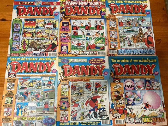 Comics: 'The Dandy' 2002,2003 and 2004 (48 numbers)