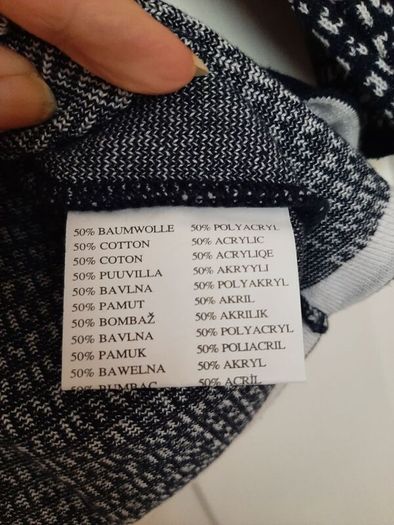 Navy and White Ladies Jumper Brand New