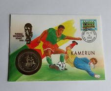 USA WORLD CUP1994 Cameroon Coin Cover Vintage