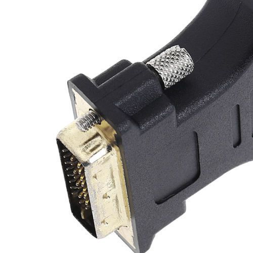DVI-D (24+1) Male to DVI-I (24+5) Female Adapter Gold Plated (Brand New/Warranty)
