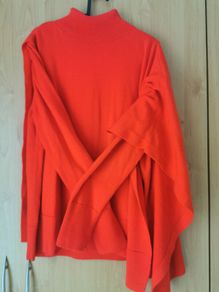 COS 100% wool red jumper